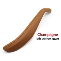 mv1 ฝาครอบหนังด้านนอกมือจับประตูด้านหน้าด้านหลังซ้ายขวาสำหรับรถยนต์ BMW 5 Series G30 G31 M5 F90 ปี 2