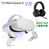 【Meta Quest】Oculus Quest 2 VR 頭戴式裝置+XBOXONE耳罩式耳機(128G)