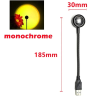 Home Furnishing USB Sunset Light Mobile Phone Self Photography Light LED Rainbow Neon Night Light Pr