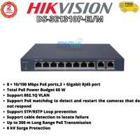 Hikvision DS-3E1310P-EI/M Switch Hub PoE 8 Port Managed Megabit