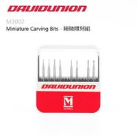 【鋼普拉】現貨 DAVIDUNION M3002 細微雕刻組 8入 拋光頭 迷你磨 打磨機 雕刻刀 模型改造 D365 D400