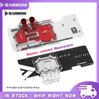 Barrow GPU Water Block For ASUS TUF RTX 3090 3080 GAMING, Full Cover GPU Water Cooler, Water cooled Backplate , BS-AST3090-PA2
