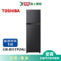 TOSHIBA東芝262L雙門變頻冰箱GR-B31TP(SK)_含配送+安裝【愛買】