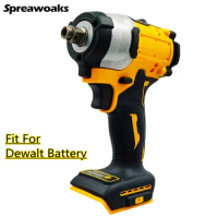Brushless Cordless Impact Wrench 500NM Electric Driver Drill Repair Power tools For Dewalt 18V 20V Battery