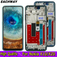 For Nokia X10 LCD TA-1350 TA-1332 Display Touch Screen Digitizer Assembly For Nokia X20 LCD TA-1341 TA-1344 Screen Replace Parts