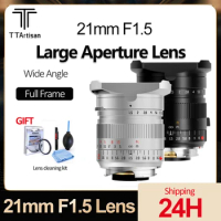 TTArtisan 21mm F1.5 Full Frame Camera Lens Wide Angle Large Aperture Lens for Leica M-Mount Leica M-M240 M3 M6 M7 M8 M9 M9p M10