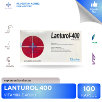 Lanturol 400 IU Membantu memenuhi kebutuhan Vitamin E