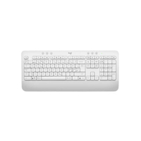 คีย์บอร์ดไร้สายพร้อมที่พักข้อมือรุ่นK650 (EN/TH) สีขาว