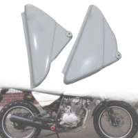 Motorcycle White Unpainted Side Panel Fairing Mudguard Cover Side Cover Protective Decorative Cover for Honda FTR223 FTR 223