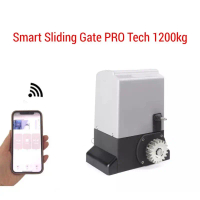 Smart Sliding Gate PRO Tech 1200kg Mesin Pintu Pagar Gerbang Otomatis Buka Pakai Hp