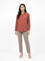 Eprise Top Lengan Panjang Maroon CP1541C | Blouse Wanita M