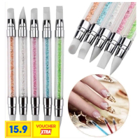 【 Mẫu bán chạy】 【Mới 2026】 (MS72) Bộ Bút 5 Cây Đầu Silicon Miết Foil, Chuyên Dụng Làm Móng NAIL LEE