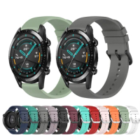 22mm 20mm Sport Band For Huawei Watch GT 2 42mm 46mm Silicone Strap For Huawei GT 3 Pro 43mm/2E/Runner/Honor Magic2 Men Bracelet