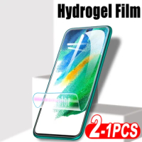 1-2PCS Screen Protector Hydrogel Film For Samsung Galaxy S21 S20 S22 FE Ultra Plus 5G 4G Protection Samsun Galaxi S 22 20 21 5 G