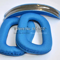 Replacement Ear Pads Cushion Headband For logitech G930 G430 Blue Gaming Headphones