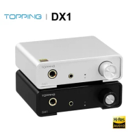TOPPING DX1 HI-RES HIFI Decoder DAC AMP Headphone Amplifier AK4493S XMOS XU208 Support PCM348 DSD256 PK FIIO audirect