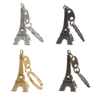 Dây Chuyền Chìa Khóa Tháp Eiffel Cổ Điển Tháp Paris, Thiết Kế Breezes, 1 Cái, 9,5 * 2Cm