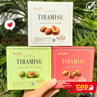 Beryl's Beryls Classic Tiramisu Almond Coklat White Green tea 65g Chocolate Cokelat