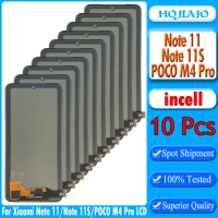10PCS incell For Xiaomi Redmi Note 11 Display POCO M4 Pro LCD Screen Touch Glass Digitizer For Redmi Note 11S LCD Repair Parts