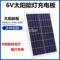 足功率6V多晶硅光伏板太陽能發電板充3.2-3.7V電池板投光燈裝配件 YYP【四季小屋】