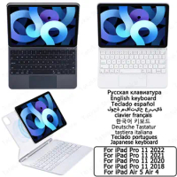 Magic Keyboard for Teclado iPad Air 5th Generation Keyboard Case 10 9 for iPad Air 4 Case Air 5 Case Pro 11 Magic Teclado Funda