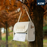 【露營趣】新店桃園 KAZMI K22T3Z02 風格捲筒衛生紙收納套 衛生紙盒 懸掛式紙巾袋 抽取式 面紙盒 收納包 收納盒 居家 露營