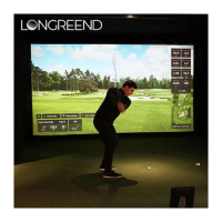 bravo Indoor golf simulator home golf equipment, fully automatic ball return golf trainer