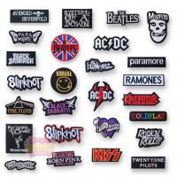 Patch Bordir Band Mix Aesthetic | AC/DC Nirvana BTS Blackpink Slipknot Beatles | Iron On / Jahit | A