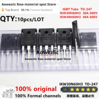 Aoweziic 2023+ 100% New Imported Original IKW30N60H3 K30H603 IKW40N60H3 K40H603 TO-247 Converter With IGBT Tube 30A 40A 600V