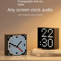 Divoom Bluetooth speaker, pixel alarm clock speaker, small speaker, desktop computer, wireless small speaker