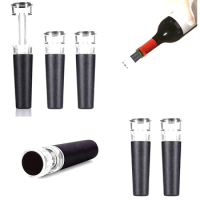 Wine Bottle Stopper Air Pump Wine Preserver Vacuum Sealed Saver Bottle Stopper for New Year Christmas Wine Accessories Bar Tools