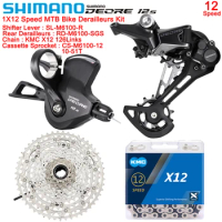 SHIMANO M6100 Groupset for MTB Bike 1X12 Speed M6100 Shifter Rear Derailleurs KMC X12 Chain 10-51T Cassette Kit Original Bicycle