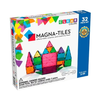 Magna-Tiles 彩色透光磁力積木32片|磁性積木|磁力片