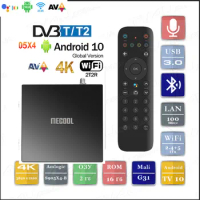 Mecool KT1 DVB-T2/T/C Android 10 TV BOX Google Certificated Android 10 vs gtmedia combo 4K Amlogic S905X4 AV1 k5 dvb t2 x96q