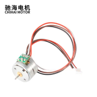 DC5V 1.0mm Shaft CHS-15BY Micro Mini 15mm Precision 2-phase 4-wire Stepper Motor