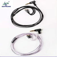 Zephone Purple Rain - Silver-plated Copper Upgrade Cable - MMCX 2.5 3.5 4.4mm plug - suited for IE40 IE500Pro IE80s SE846 LS400