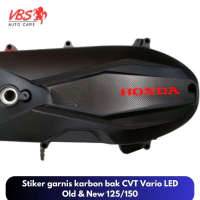 Stiker garnis karbon bak CVT Vario LED Old & New 125/150