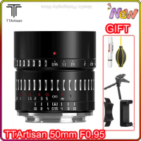 TTArtisan 50mm F0.95 Large Aperture Lens MF APS-C Camera Lens for Nikon Z Leica L SIGMA M4/3 Sony E Fuji X Canon EF M RF Camera
