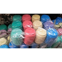 1 lusin CELENGAN TONG KECIL PLASTIK isi 12 pcs warna warni tabungan celengan ekonomis suvenir ulang 