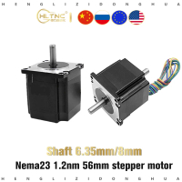 57X56 D 8Mm 6.35Mm Nema23 4 Wire 3A 1.2N.M 180Oz-In Nema 23