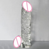 Huge Thicken Realistic Dildo Female Masturbator Crystal Big Dildo G Spot Stimulation Simulation Penis Dildo Big Dick.