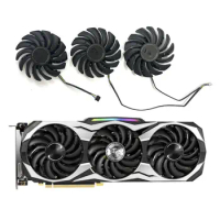 3 fans brand new for MSI GeForce RTX2070 2080 2080ti DUKE OC graphics card replacement fan PLD09210S12HH