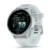 Garmin Forerunner 570 42毫米高級GPS跑步智慧手錶  冰藍色/雲影藍色矽膠錶帶