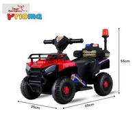 [BIG SALE] Mobil mobilan Ride-on ATV Priomatoys | Mainan Mobil Polisi Anak- anak Bisa Dinaiki | MINI