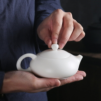 德化玉瓷茶壺 手工陶瓷功夫茶具 喝茶杯羊脂玉高白瓷壺泡茶壺茶器
