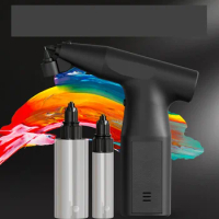 Portable Electric Spray Gun Paint Pen Handheld Air Pump With Air Compressor Charging Suction Automatic Paint Gun