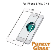 【PanzerGlass】iPhone 6/6s/7/8 4.7吋 3D耐衝擊高透鋼化玻璃保護貼(白)