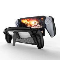 TPU Protective Case Cover Anti-Slip with Stand Game Machine Grip Shell Case Gaming Console Controller Sleeve Skin for PS5 Portal