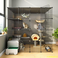 貓籠子超大自由空間貓別墅家用室內貓屋多層貓空籠貓砂盆一體貓籠
