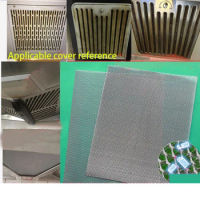 aluminum mesh range hood filter replacement filter screen cooker hood mesh filter metal grease filter range hood accessories